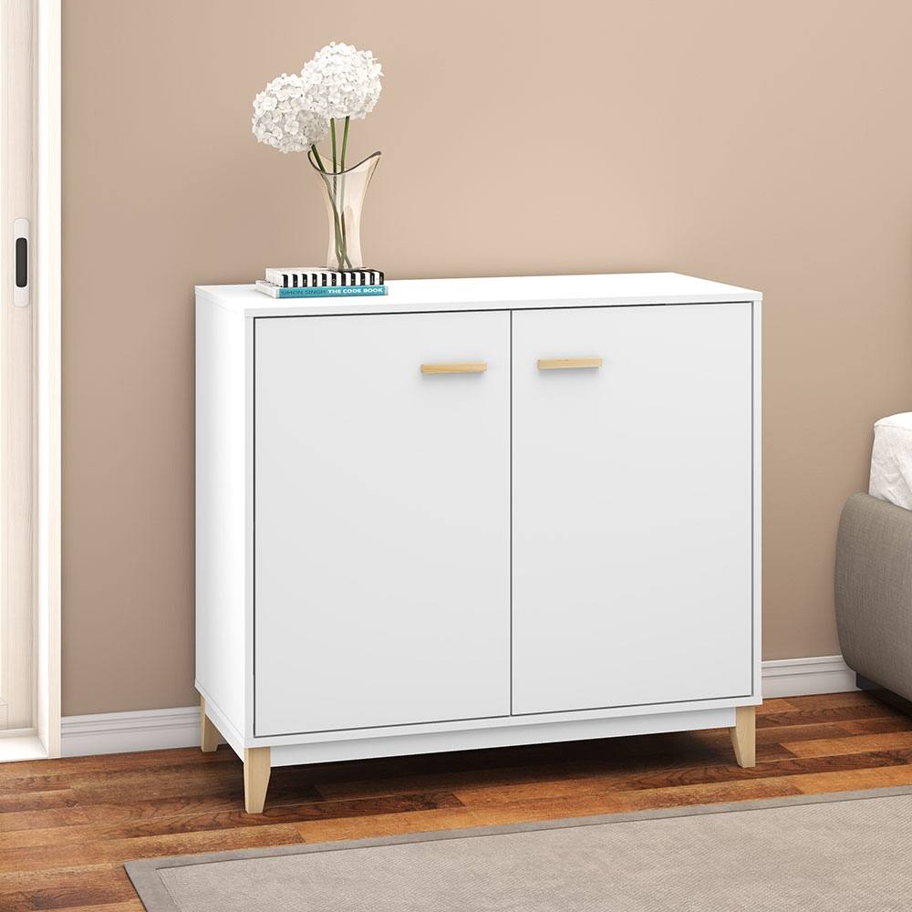 Armário Balcão Multiuso 2 Portas LE 6009 Branco